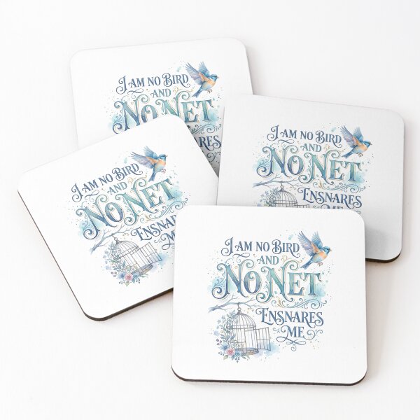 Item preview, I Am No Bird And No Net Ensnares Me Watercolor Jane Eyre designed and sold by Fenay Designs.