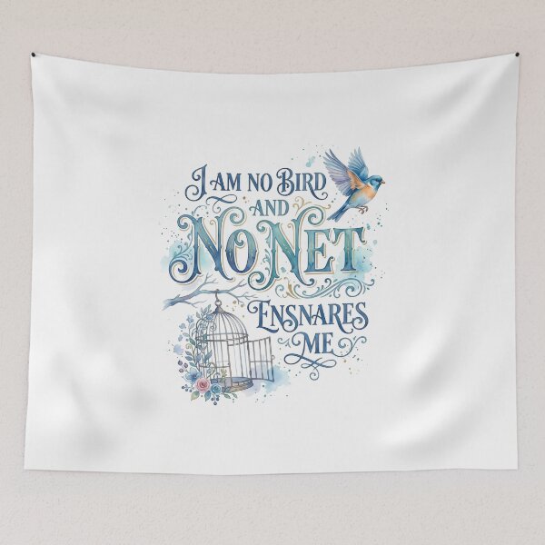 Item preview, I Am No Bird And No Net Ensnares Me Watercolor Jane Eyre designed and sold by Fenay Designs.
