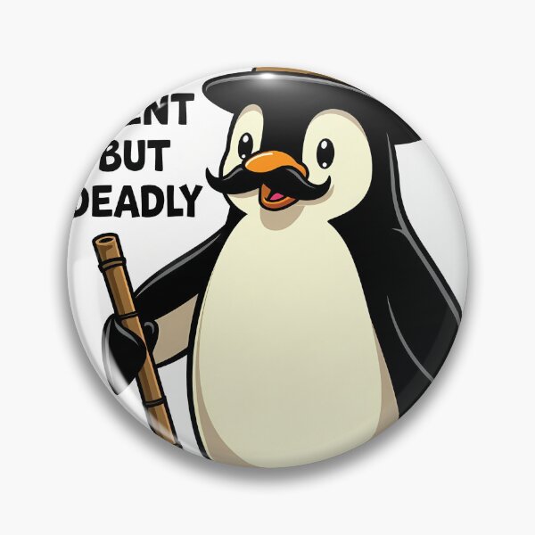 Item preview, Charlie Chaplin Penguin designed and sold by BysonDesigns.