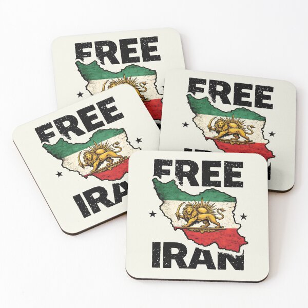 Item preview, Free Iran Vintage Country Quote Persian Lion And Sun Flag Map Bold Patriotic Graphic 2 designed and sold by Kovav.