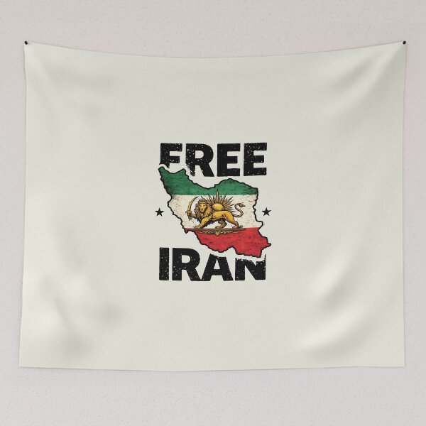 Item preview, Free Iran Vintage Country Quote Persian Lion And Sun Flag Map Bold Patriotic Graphic 2 designed and sold by Kovav.