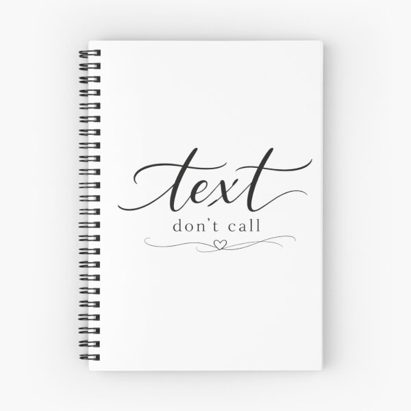 Item preview, Text Don’t Call – Minimal Aesthetic Quote Design designed and sold by Sanika arts .