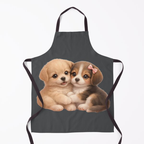 Item preview, Two Adorable Puppies Embracing designed and sold by Dreamy Armine Art.
