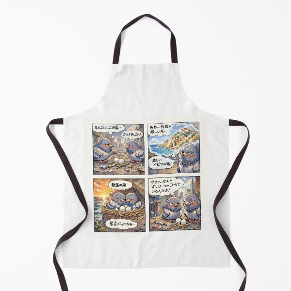Item preview, Funny Pigeon City Comic - Anime Style Urban Bird Life designed and sold by Wings & Whatever.