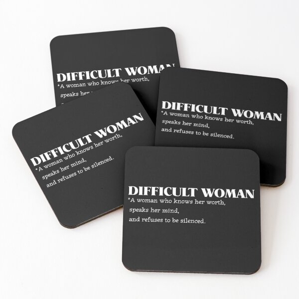 Item preview, Difficult Woman Definition (white text) designed and sold by qiroco.