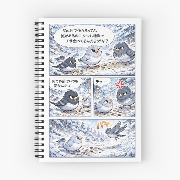 Item preview, Funny Junco Comic - Anime Style Bird Humor designed and sold by Wings & Whatever.