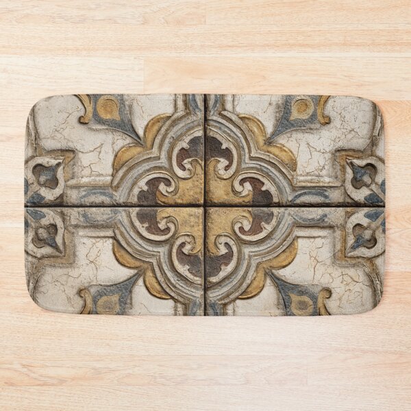 Item preview, Porcelain Beige Ornament Portuguese Inspired Pattern designed and sold by GrinGalore.