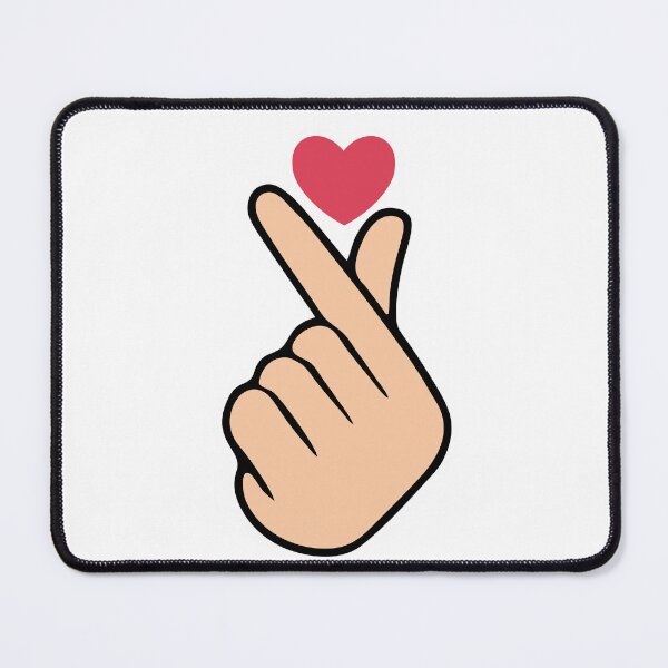 Item preview, Cute Korean Finger Heart - Saranghae K-Pop Love Sign designed and sold by birleşik zevkler.