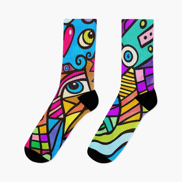 Item preview, Doodle Wonderland Abstract Scene designed and sold by Prawny.