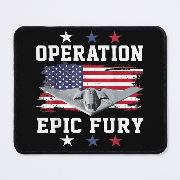 Item preview, Operation Epic Fury B2 Bomber American Flag Patriotic Military Design designed and sold by KrystinaGiGi.