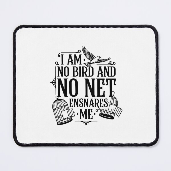 Item preview, I Am No Bird And No Net Ensnares Me Vintage Typography Jane Eyre designed and sold by Fenay Designs.