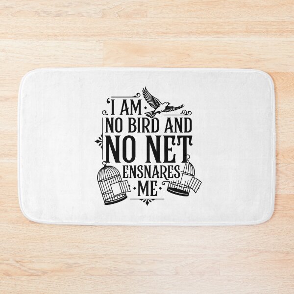Item preview, I Am No Bird And No Net Ensnares Me Vintage Typography Jane Eyre designed and sold by Fenay Designs.