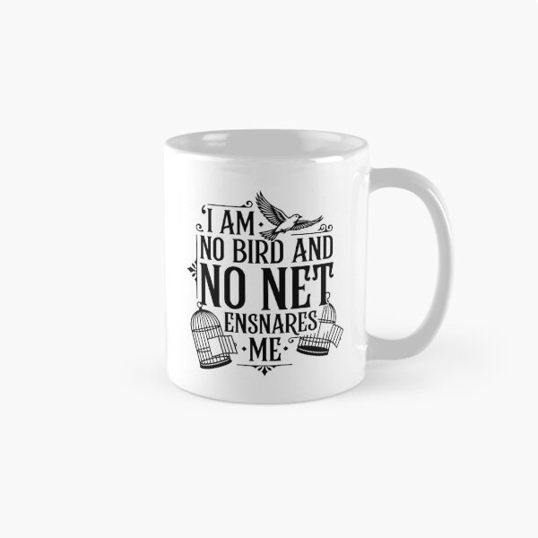 Item preview, I Am No Bird And No Net Ensnares Me Vintage Typography Jane Eyre designed and sold by Fenay Designs.