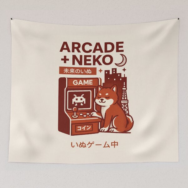 Item preview, Arcade Neko designed and sold by zumerdiego.