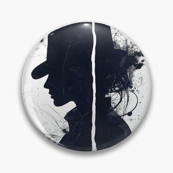Item preview, Splatter Noir Woman Silhouette With Hat Modern Style designed and sold by Shoot-The-Moon.