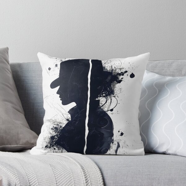 Item preview, Splatter Noir Woman Silhouette With Hat Modern Style designed and sold by Shoot-The-Moon.