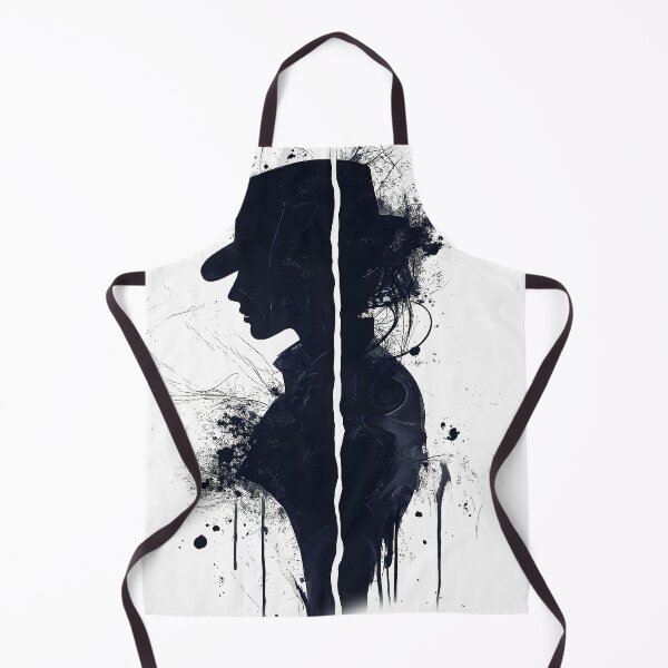 Item preview, Splatter Noir Woman Silhouette With Hat Modern Style designed and sold by Shoot-The-Moon.
