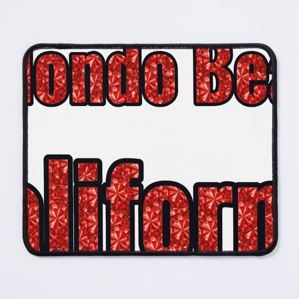 Item preview, Redondo Beach California City Name With Red Rhinestone designed and sold by TheIconSmith.