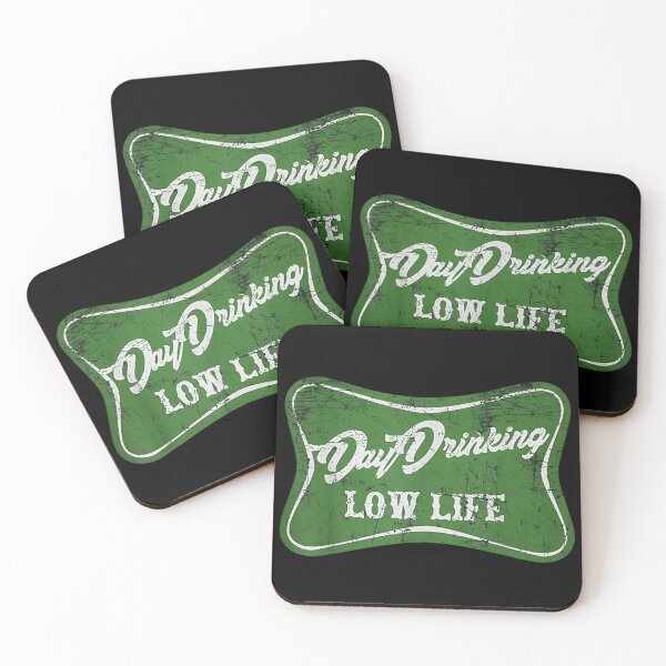 Item preview, Day Drinking Low Life Funny Vintage Alcohol Humor Graphic Design designed and sold by KrystinaGiGi.