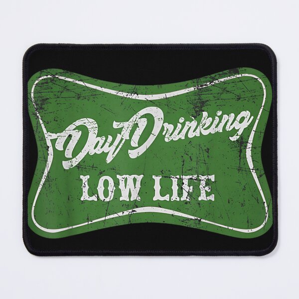 Item preview, Day Drinking Low Life Funny Vintage Alcohol Humor Graphic Design designed and sold by KrystinaGiGi.