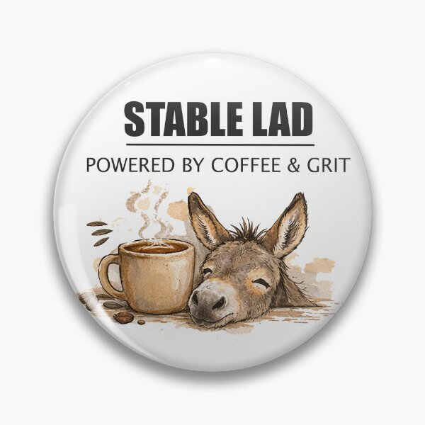 Item preview, Stable Farm Donkey Print designed and sold by OneStopDonkeyShop.