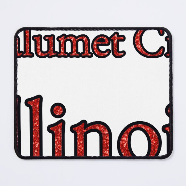 Item preview, Calumet City Illinois City Name With Red Rhinestone designed and sold by TheIconSmith.