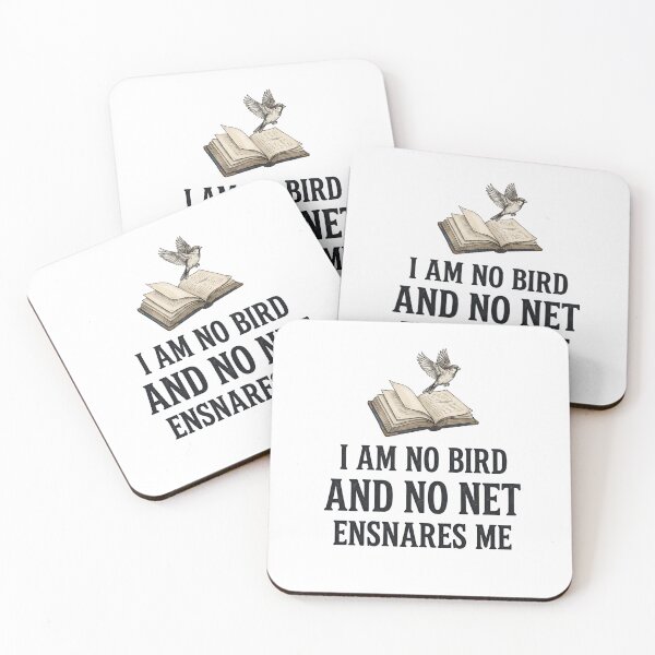 Item preview, I Am No Bird And No Net Ensnares Me Book Reader Jane Eyre designed and sold by Fenay Designs.