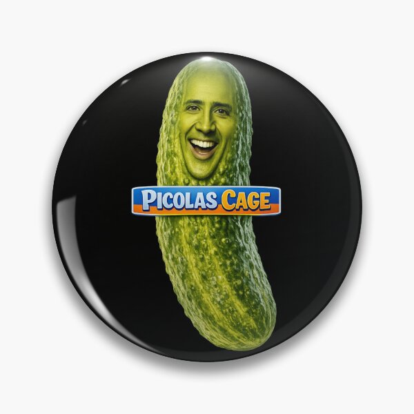 Item preview, Picolas Cage Funny Pickle Meme Parody  designed and sold by MaxLevelMerch.