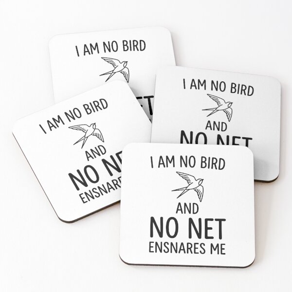 Item preview, I Am No Bird And No Net Ensnares Me Minimalist Jane Eyre designed and sold by Fenay Designs.