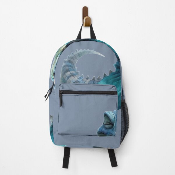 Item preview, Cute crocodile wear a teal overalls with playful wink designed and sold by ideandesign.