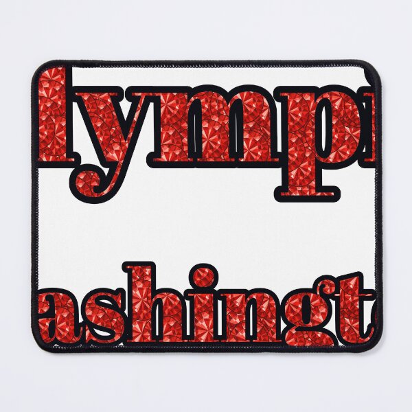 Item preview, Olympia Washington City Name With Red Rhinestone designed and sold by TheIconSmith.