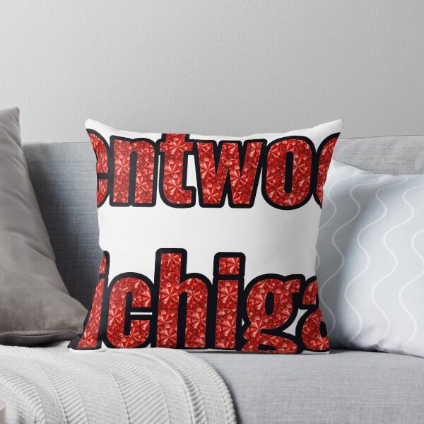 Item preview, Kentwood Michigan City Name With Red Rhinestone designed and sold by TheIconSmith.