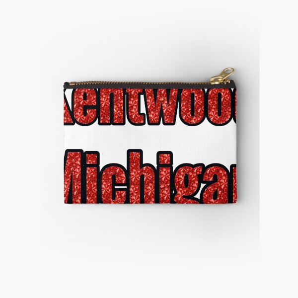 Item preview, Kentwood Michigan City Name With Red Rhinestone designed and sold by TheIconSmith.
