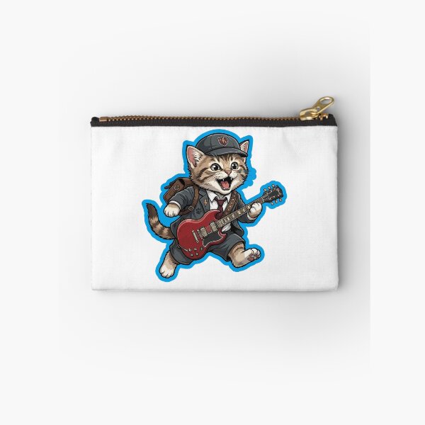 Item preview, Schoolboy Rocker Kitten - High Voltage Guitar Cat designed and sold by henryavincnt.