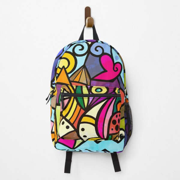 Item preview, Doodle Wonderland Abstract Cartoon Scene designed and sold by Prawny.