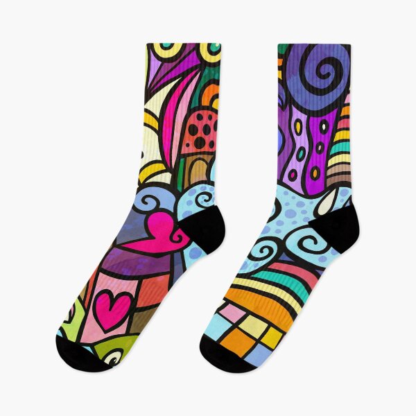 Item preview, Doodle Wonderland Abstract Cartoon Scene designed and sold by Prawny.