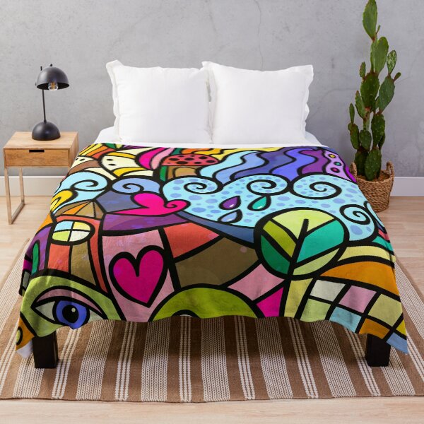 Item preview, Doodle Wonderland Abstract Cartoon Scene designed and sold by Prawny.