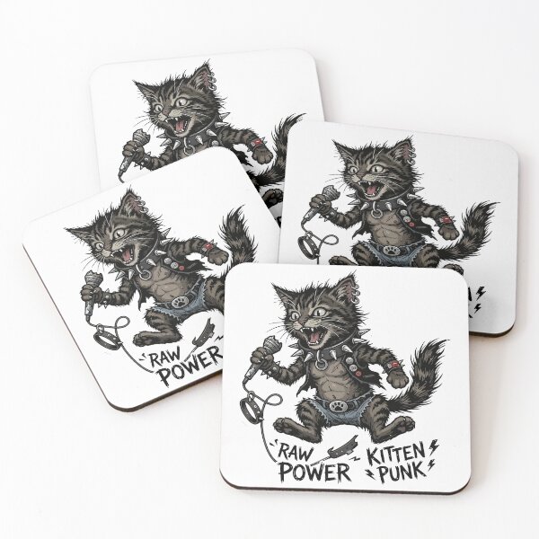Item preview, Power Punk Kitten - The Godfather of Punk raw designed and sold by henryavincnt.