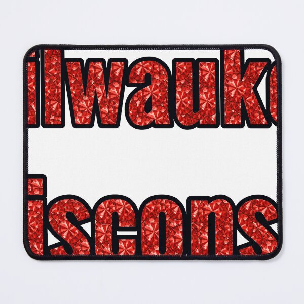 Item preview, Milwaukee Wisconsin City Name With Red Rhinestone designed and sold by TheIconSmith.