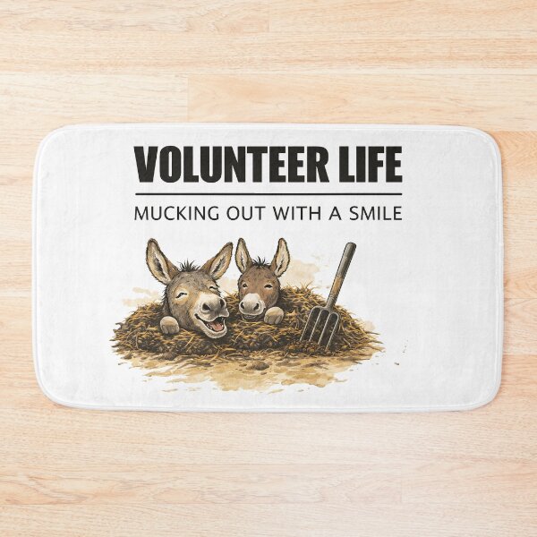 Item preview, Volunteer Stable Farm Donkey Print designed and sold by OneStopDonkeyShop.