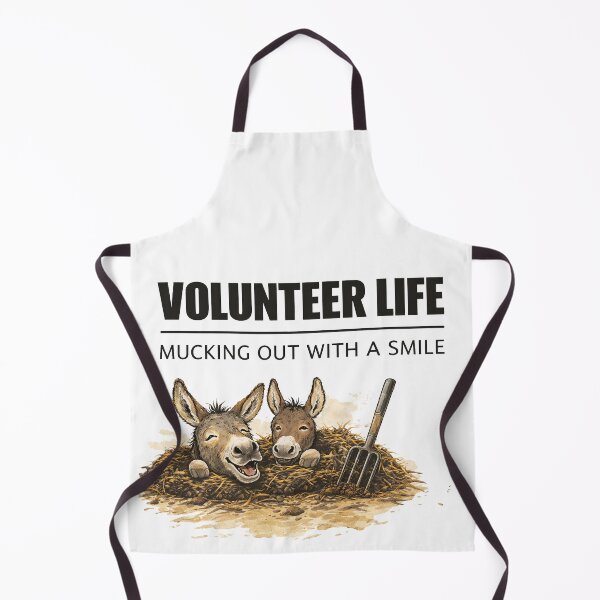 Item preview, Volunteer Stable Farm Donkey Print designed and sold by OneStopDonkeyShop.