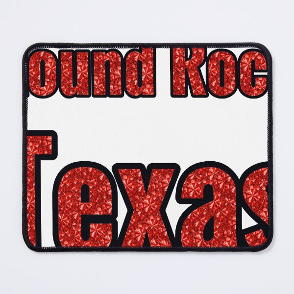 Item preview, Round Rock Texas City Name With Red Rhinestone designed and sold by TheIconSmith.