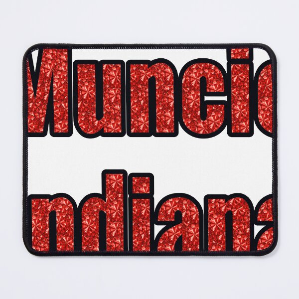 Item preview, Muncie Indiana City Name With Red Rhinestone designed and sold by TheIconSmith.