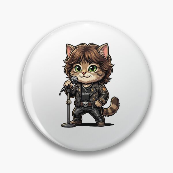 Item preview, King Kitten on mic Doors Psychedelic Rock Cat designed and sold by henryavincnt.