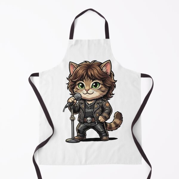 Item preview, King Kitten on mic Doors Psychedelic Rock Cat designed and sold by henryavincnt.
