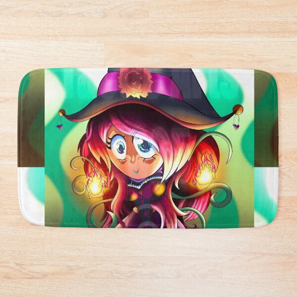 Item preview, Cute Chibi Fire Witch – Kawaii Anime Magic Girl Design designed and sold by TacticArtsSt0re.