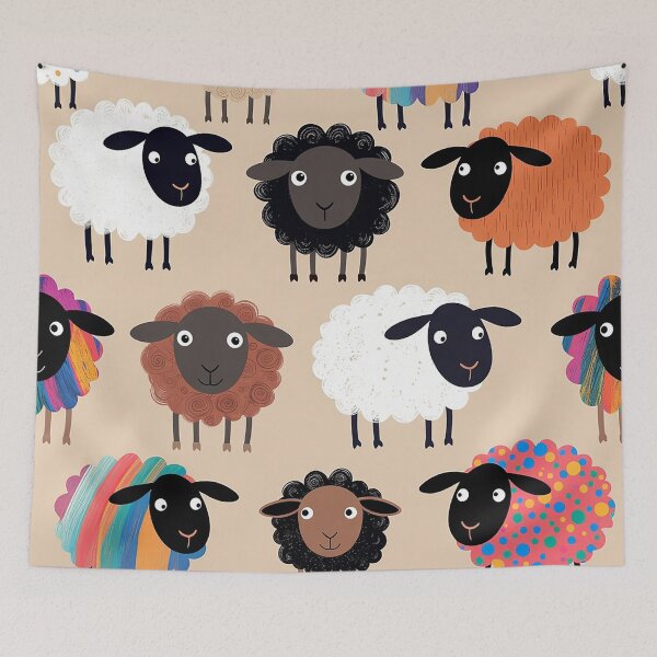 Item preview, Sheep and Goat – Drawn with Joy   designed and sold by Vanich-Panich.