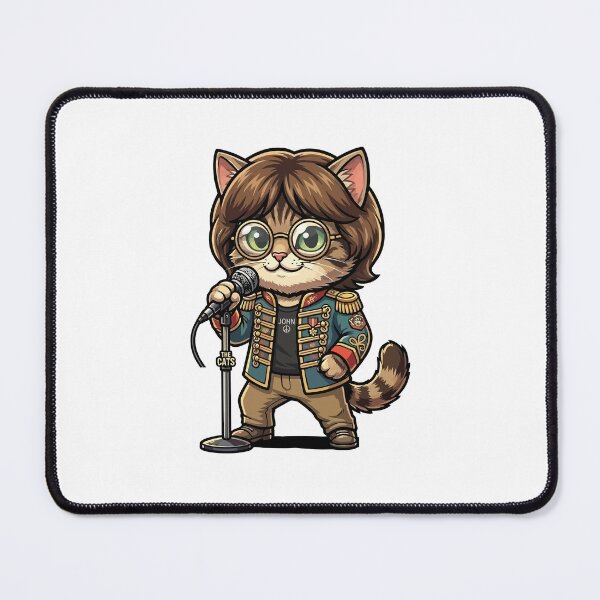 Item preview, iconic Imagine Peace Kitten - Legendary Fab Four Cat designed and sold by henryavincnt.