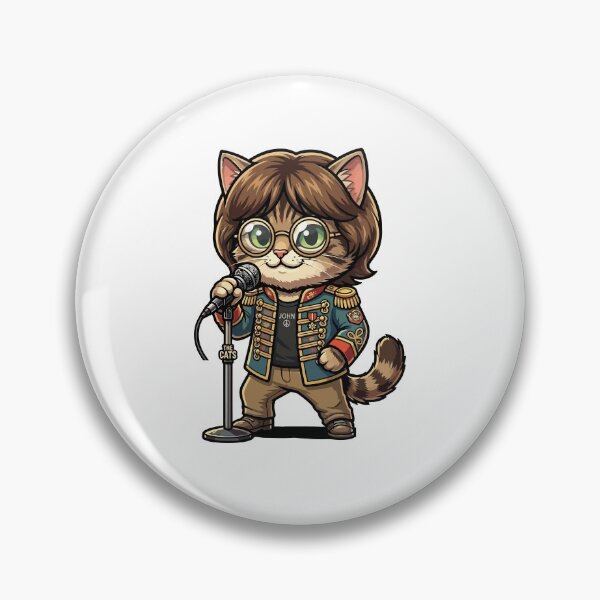Item preview, iconic Imagine Peace Kitten - Legendary Fab Four Cat designed and sold by henryavincnt.