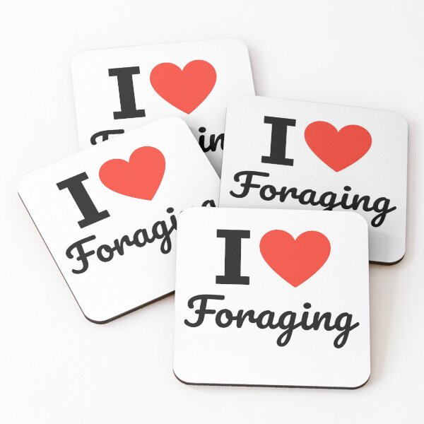 Item preview, I Love Foraging | Nature Gathering Typography | Wild Food & Outdoor Adventure Design designed and sold by PaintedPixels01.